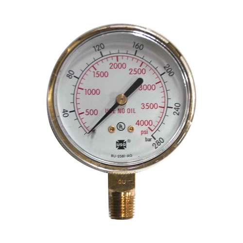 [wogha400] Smith 400PSI Acetylene Gauge Heavy