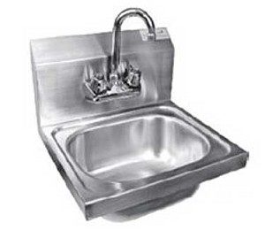 Hand Wash Sink 17x15 w/faucet,drain