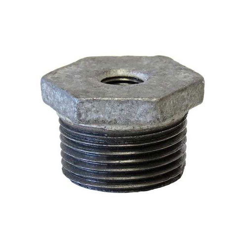 1/2" x 3/8" Hex Bushing Black