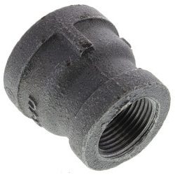 3/8" x 1/4" Reducer Coupling Black