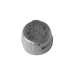 1 1/2" Cap Black