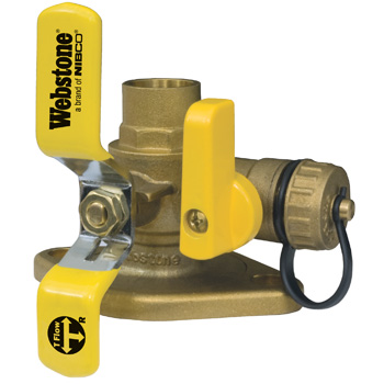 1 1/4" Flanged Drainable Valve Swt Webstone 51415w