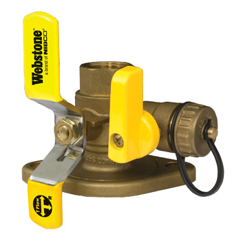 3/4" Flanged Drainable Valve IPT Webstone 41413w
