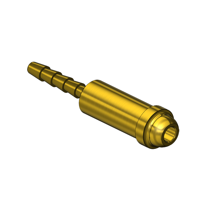 Western 1/8 Barb-B Inert Gas Nipple