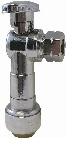 1/2" x 3/8" Angle Stop Valve Double
