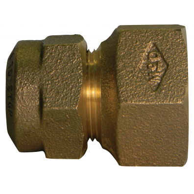 1" "Q"(PEP) x 3/4" Flare Nut Adapter (With Ring) 74755-3Q