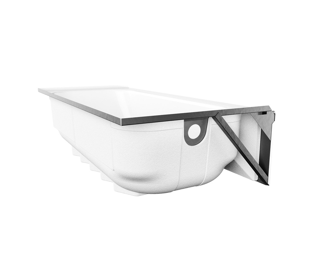 Bootz Syniron2 60"x30"x14 1/4" Tub, Left Hand Plumbing, White