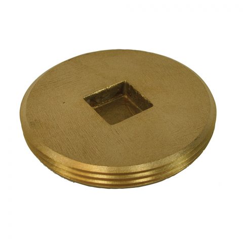 4" Countersunk Plug Brass