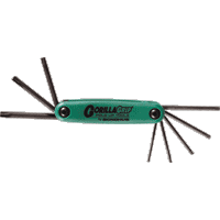 [tbhks] Bramec Gorilla Grip Star Key 8pc