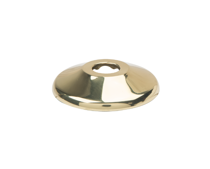 1/2" Escutcheon Polished Brass