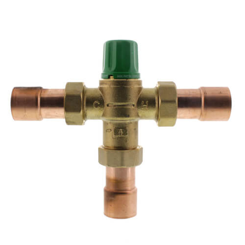 1" Mixing Valve Heating Sweat 176 Degree Max Taco Mfg 5004-HX-C3