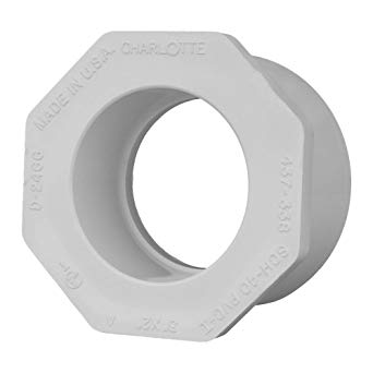 3" x 1 1/2" Reducer Bushing PVC/DWV