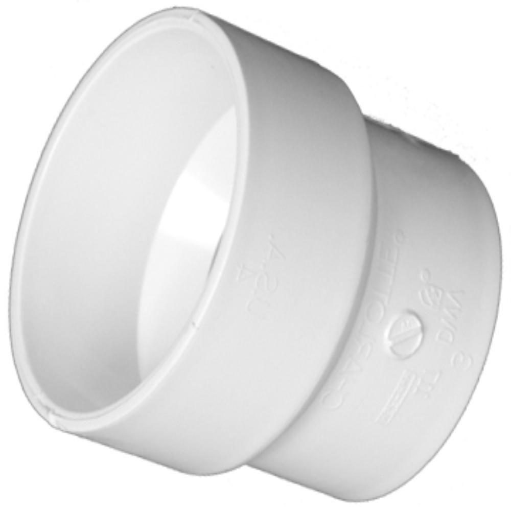 4" x 3" Reducer Coupling PVC/DWV
