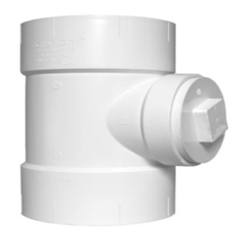 [ppcot11] 2" Cleanout Tee PVC/DWV No Plug
