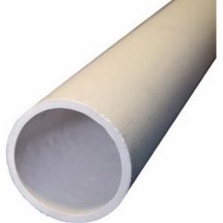 4" Solid Core Plain End PVC Pipe 20'