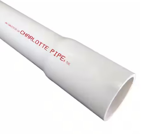 12"Solid Core Belled End PVC Pipe 20'