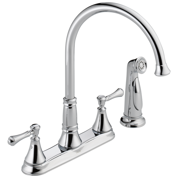 [fd2497lf] Delta Cassidy 2H Kitchen w/Spray Chrome