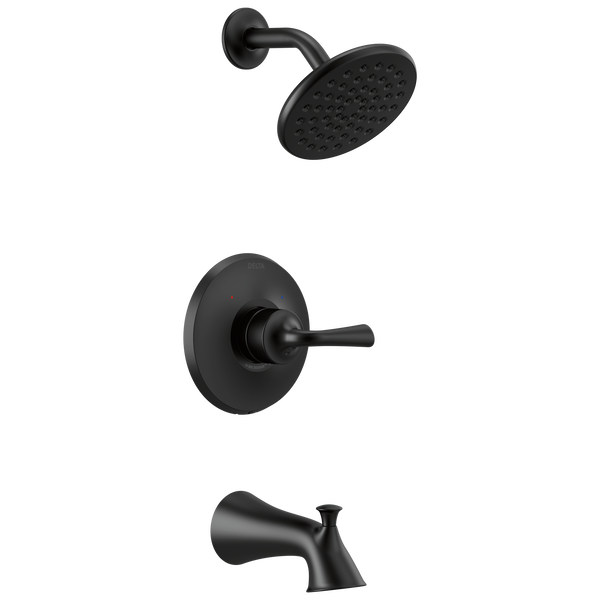 [fdt14433bl] Delta Kayra Tub/Shower Trim Black