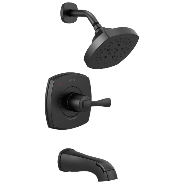 [fdt14476bl] Delta Stryke Tub & Shower Trim Black