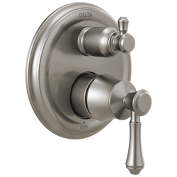 Delta 3-Setting Diverter Trim Round Brilliance Stainless