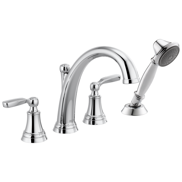 [fdt4732] Delta Woodhurst Roman Trim w/Hand Shower, Chrome