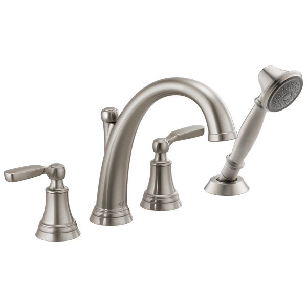 [fdt4732ss] Delta Woodhurst Roman Trim w/Hand Shower, Stainless Steel