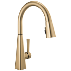 [fd19802zczdst] Delta Lenta Pull Down Kitchen Faucet Champagne Bronze