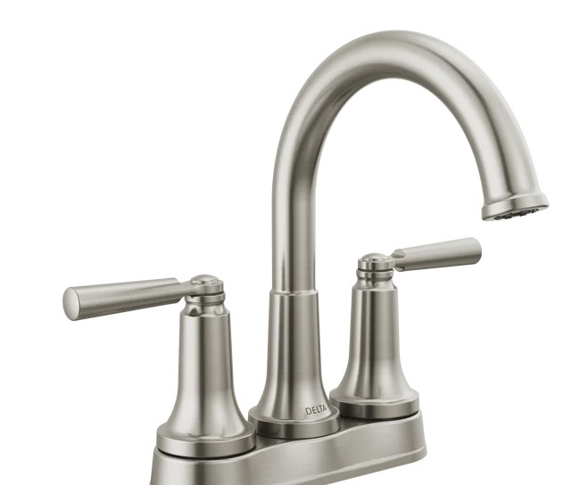[fd2535ssmpudst] Delta Saylor 2 handle 4"cc Lav Faucet Stainless