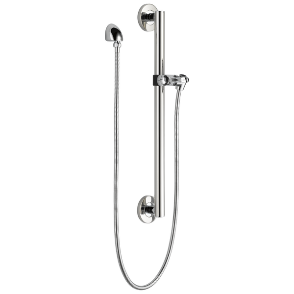 [fdu51600] Delta Grab Bar w/Hose & Slide Chrome