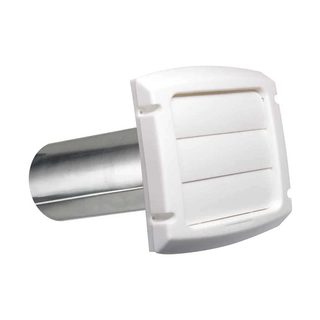Dryer Vent Hood Louvered White