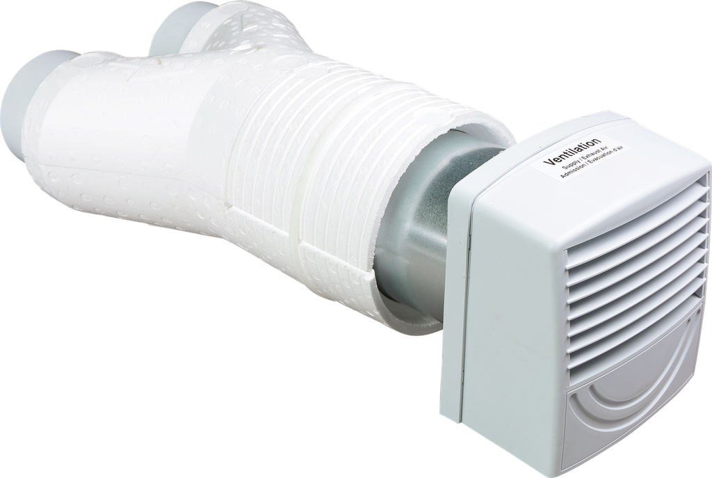 6" Easy Air Dual Hood-requires only one 6" opening, 5-6" connections