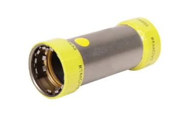 1 1/2" Carbon Steel Repair Coupling Press x Press (HNBR)
