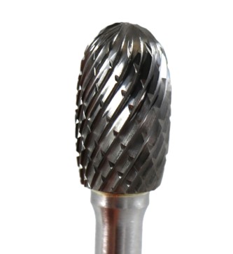 [tfve20p2] Carbide Bur SE-5 Oval Double cut 1/2" x 7/8" x 1/4"