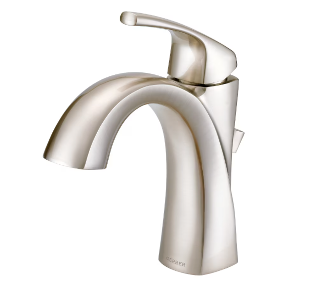 Gerber Vaughn 1H Lavatory Faucet Single Hole Mount w/ Metal Pop-Up Drain 1.2gpm Satin Black