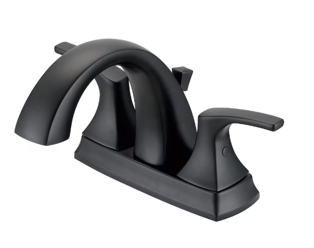 Gerber Tribune 2H Centerset Lavatory Faucet w/ 50/50 Touch Down Drain 1.2gpm Brushed Nickle
