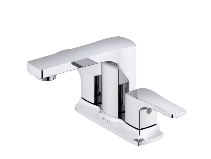 Gerber Tribune 2H Centerset Lavatory Faucet w/ 50/50 Touch Down Drain 1.2gpm Satin Black
