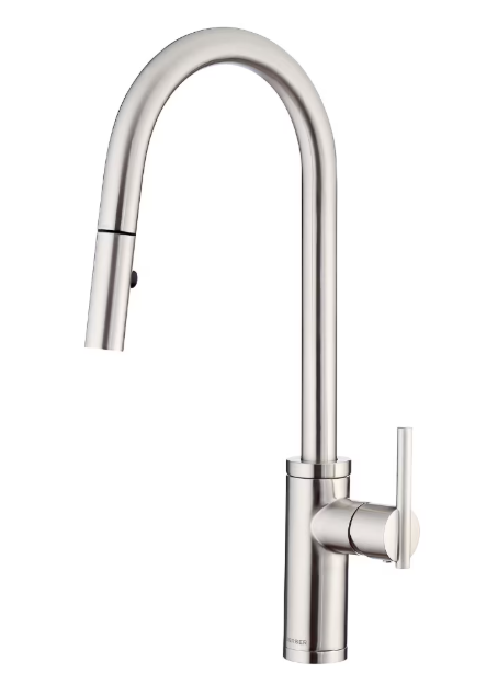 Gerber Northerly Kitchen Faucet Pull Down 1hole Satin Black