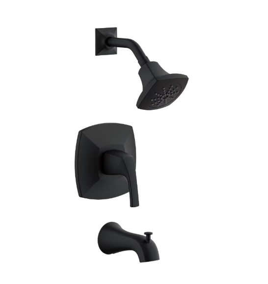 Gerber Kinzie 1H Tub & Shower Trim Kit & Treysta Cartridge 1.75gpm Brushed Bronze