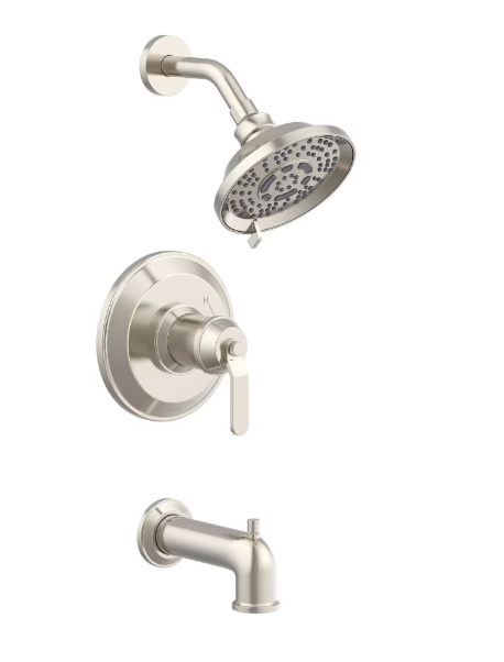 Gerber Kinzie 1H Tub & Shower Trim Kit & Treysta Cartridge 1.75gpm Chrome