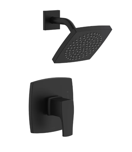 Gerber Northerly Shower Trim Kit Satin Black