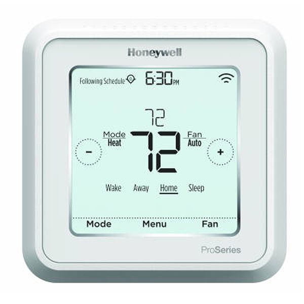 T6 WiFi Programmable 2 Heat Honeywell Programmable
