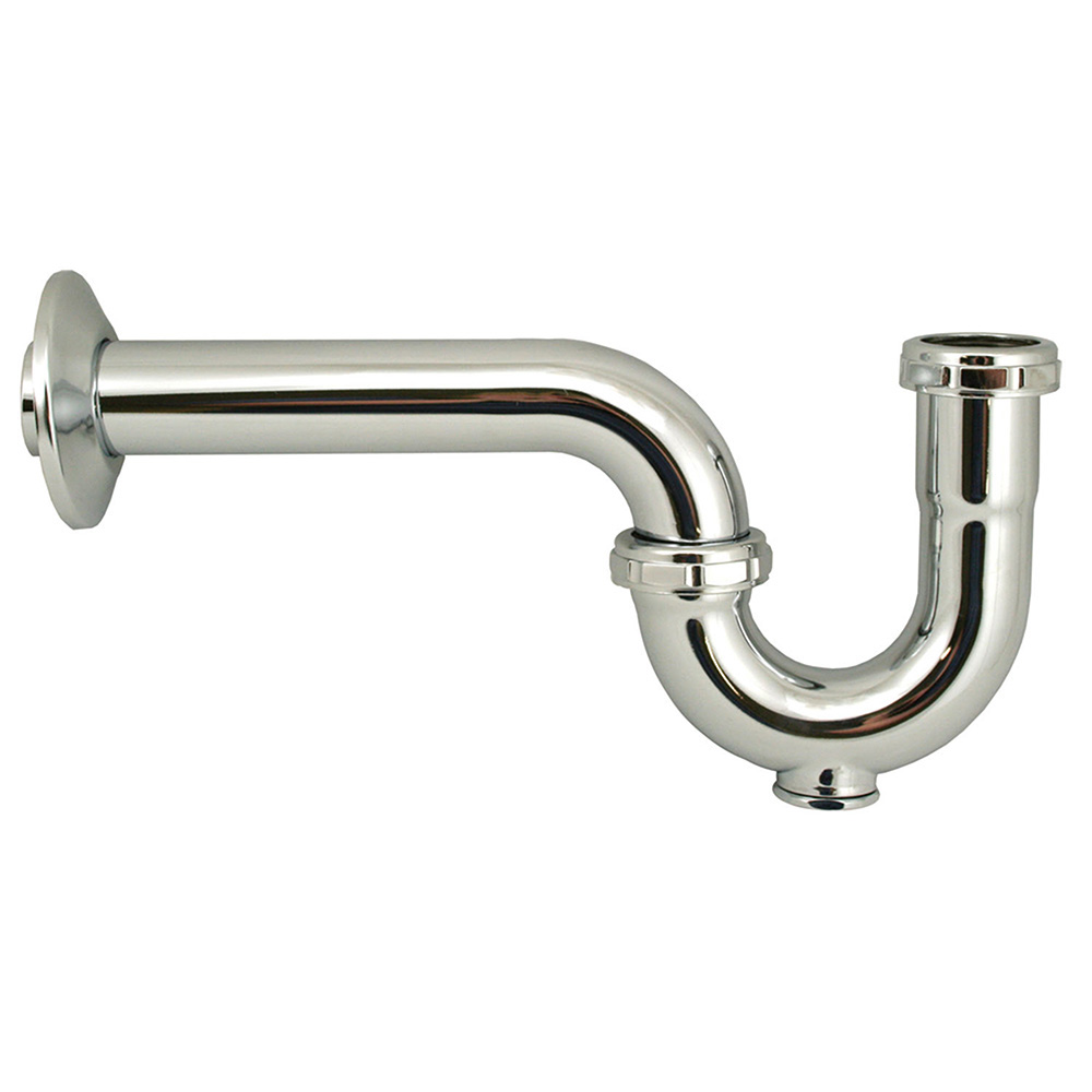 [mtcp10] 1 1/2" P-Trap 17ga Chrome