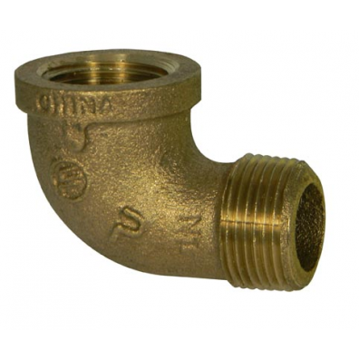 1 1/4" 90 Street Elbow Brass 72291