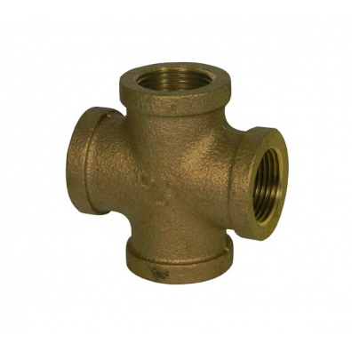 1/4" Cross Brass