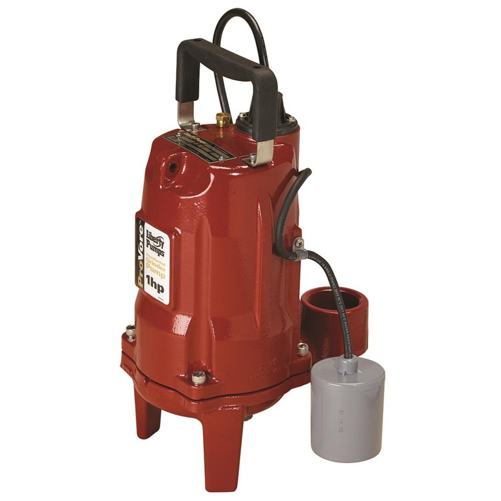 Liberty 1HP Residential Grinder Pump 115Volt with Float Switch 10' Cord PRG101A