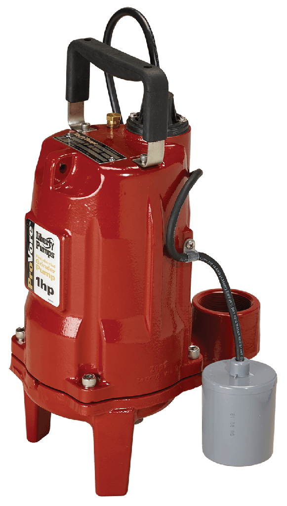 Liberty 1HP Residential Grinder 115Volt Pump with 20' Float Switch PRG101A-2