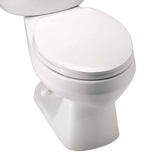 Mansfield Power Flush Round Bowl White