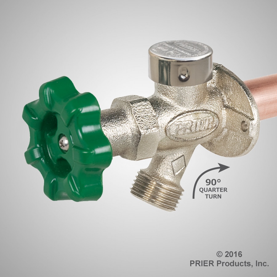 Prier 3/4"PEX 12" Anti-Siphon Sillcock Quarter Turn p-164fx12