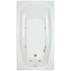 Mansfield Whirpool 36x72 Drop in White 6021