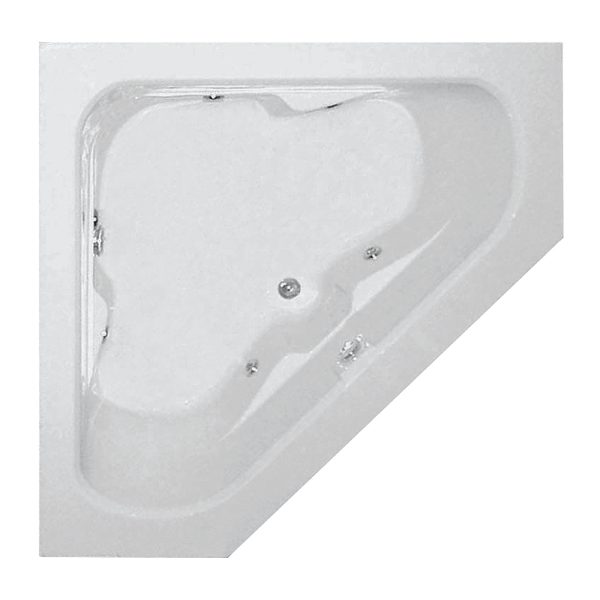 Mansfield Whirlpool 60x60 Corner Drop In, White 6039